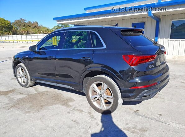 WA1DECF30M1020300 2021 AUDI Q3 Черный Задняя левая четверть