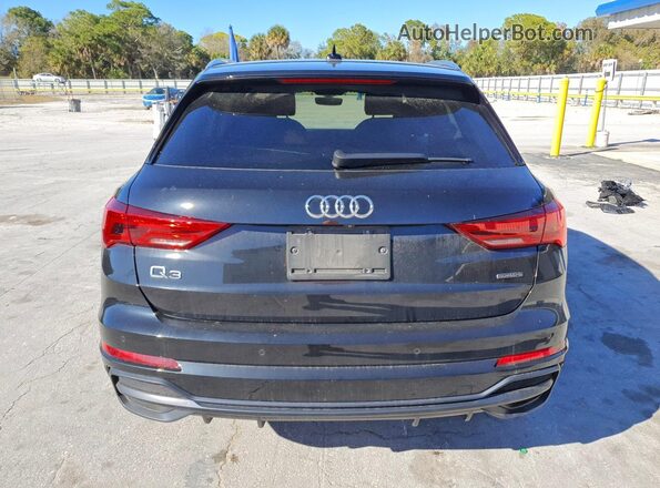 WA1DECF30M1020300 2021 AUDI Q3 Черный Вид сзади