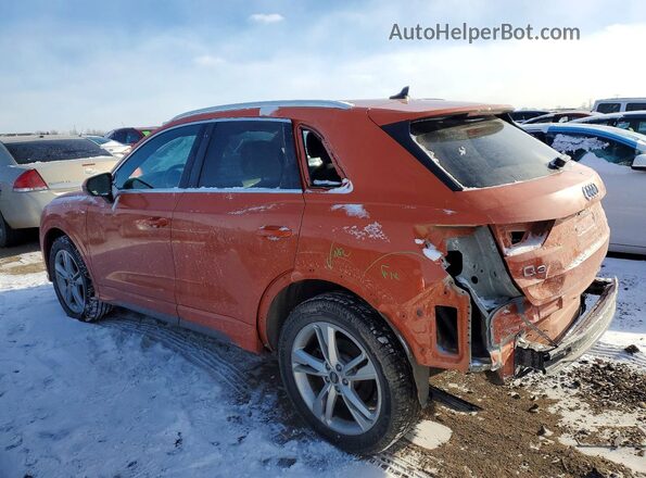 WA1DECF30M1020653 2021 AUDI Q3 Orange Rear left