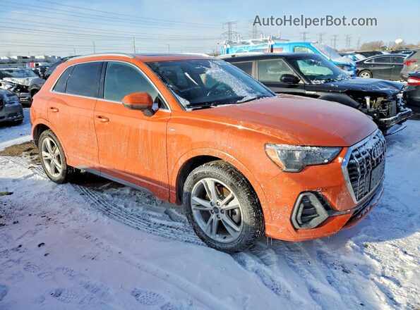 WA1DECF30M1020653 2021 AUDI Q3 Orange Front right