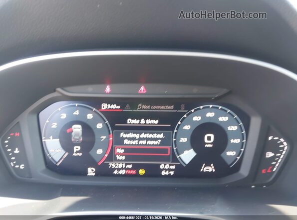WA1DECF31M1068775 2021 AUDI Q3 Black Widok tylnych siedzeń