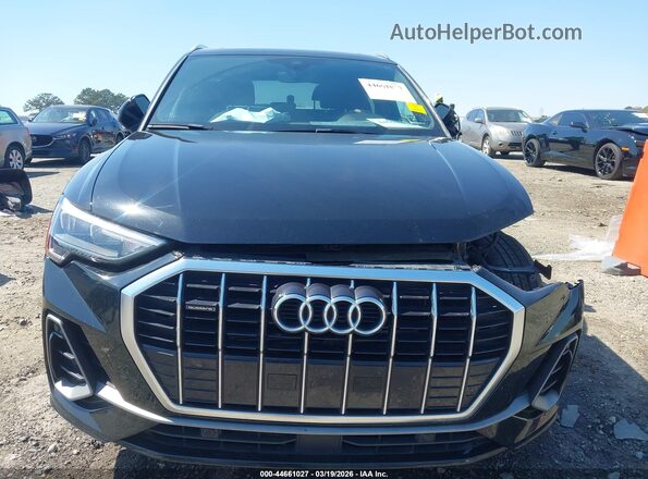 WA1DECF31M1068775 2021 AUDI Q3 Black Widok wnętrza z tyłu