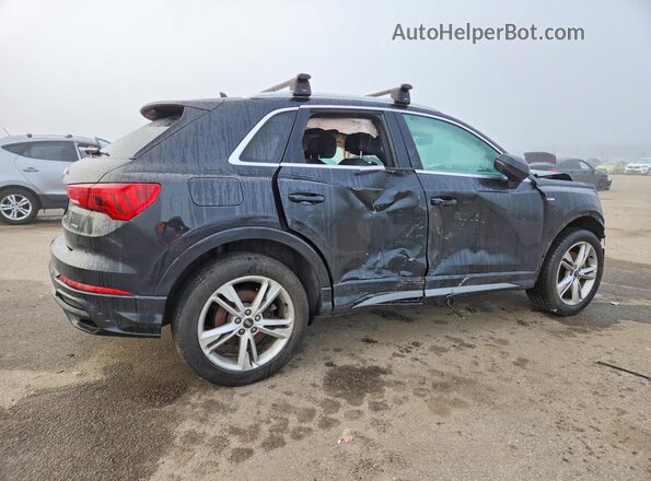 WA1DECF32M1039575 2021 AUDI Q3 Black Задня права чверть