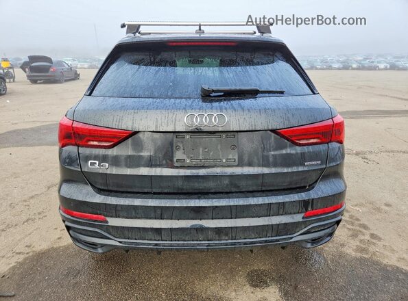 WA1DECF32M1039575 2021 AUDI Q3 Black Вид ззаду