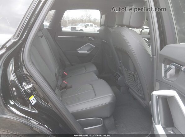 WA1DECF34M1053784 2021 AUDI Q3 Black Vista de la etiqueta del VIN