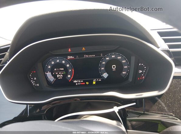 WA1DECF35P1142025 2023 AUDI Q3 Black Հետևի նստատեղերի տեսք