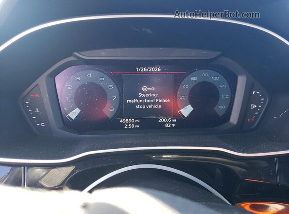 WA1DECF36P1106246 2023 AUDI Q3 White Սարքավորումների վահանակի տեսք