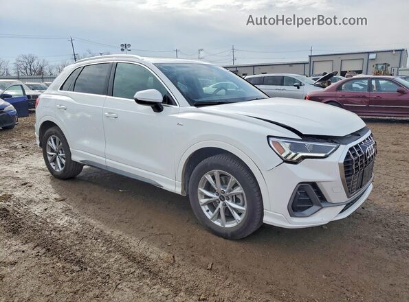 WA1DECF37P1113772 2023 AUDI Q3 Белый Передняя правая четверть