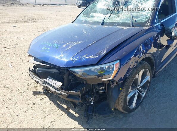 WA1DECF38M1071415 2021 AUDI Q3 Blue Դիմացի տեսք