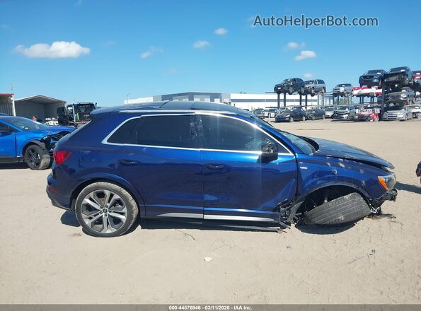 WA1DECF38M1071415 2021 AUDI Q3 Blue Սալոնի հետևի տեսք