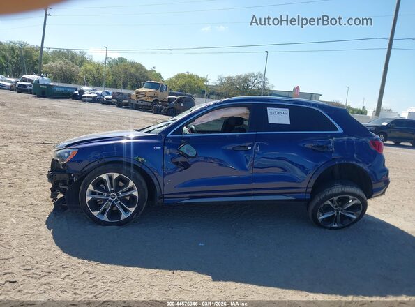 WA1DECF38M1071415 2021 AUDI Q3 Blue Սալոնի 360 աստիճան տեսք