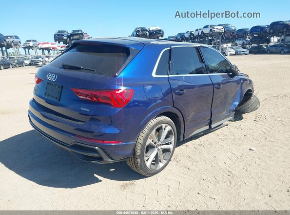 WA1DECF38M1071415 2021 AUDI Q3 Blue Հետևի աջ