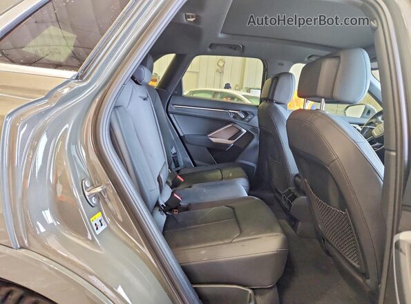 WA1DECF39M1017816 2021 AUDI Q3 Gray Rear seats view