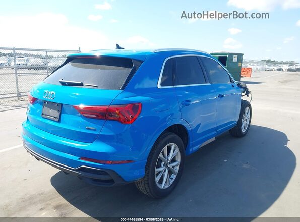 WA1DECF39P1139807 2023 AUDI Q3 Blue Trasero derecho