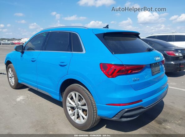WA1DECF39P1139807 2023 AUDI Q3 Blue Trasero izquierdo