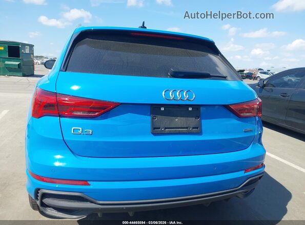 WA1DECF39P1139807 2023 AUDI Q3 Blue 