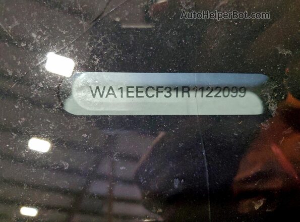 WA1EECF31R1122099 2024 AUDI Q3 Black VIN կոդի պիտակի տեսք
