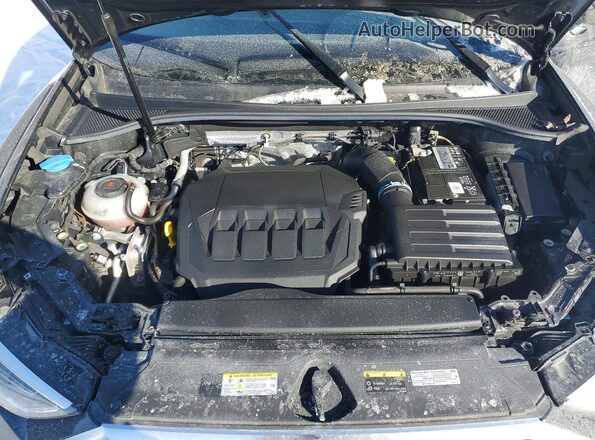 WA1EECF34N1038787 2022 AUDI Q3 Black Vista del compartimento del motor