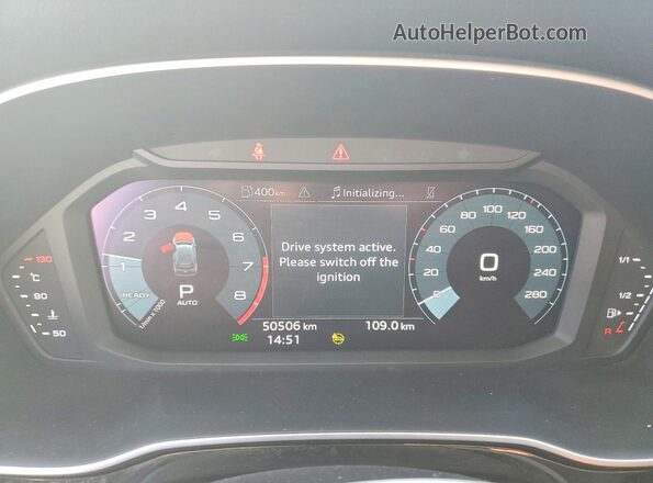 WA1EECF34N1038787 2022 AUDI Q3 Black Vista del cuadro de instrumentos