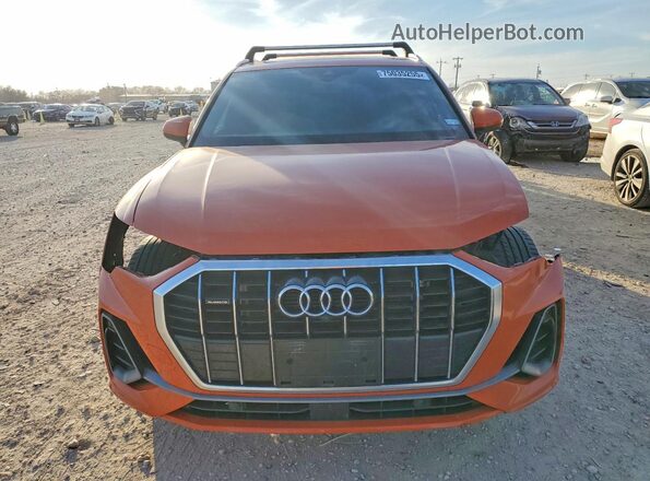 WA1EECF34N1148948 2022 AUDI Q3 Оранжевый Вид спереди