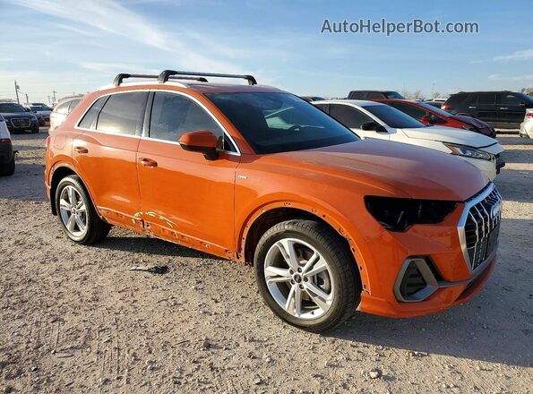 WA1EECF34N1148948 2022 AUDI Q3 Оранжевый Передняя правая четверть