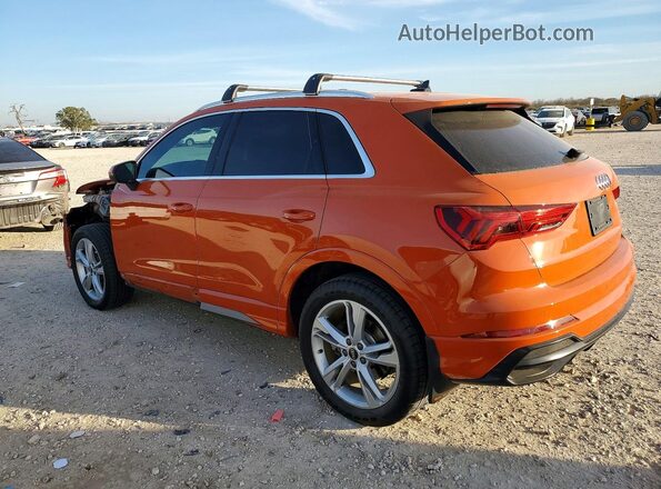 WA1EECF34N1148948 2022 AUDI Q3 Оранжевый Задняя левая четверть