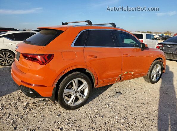 WA1EECF34N1148948 2022 AUDI Q3 Оранжевый Задняя правая четверть