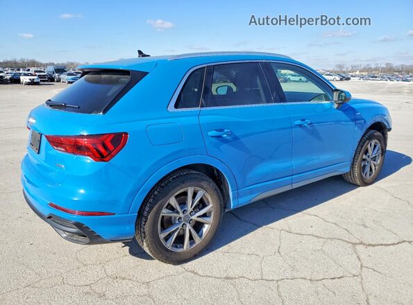 WA1EECF36M1002646 2021 AUDI Q3 Blue Tył prawy