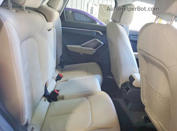 WA1EECF36M1025621 2021 AUDI Q3 White Rear interior view