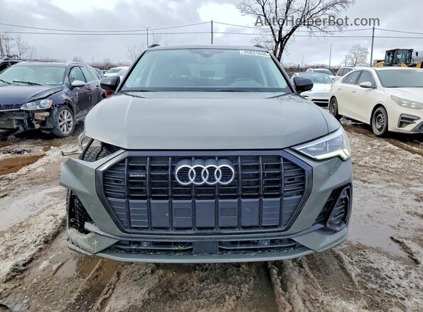 WA1EECF37M1016720 2021 AUDI Q3 Gray Front view