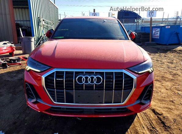 WA1EECF37P1032078 2023 AUDI Q3 Red Widok z przodu