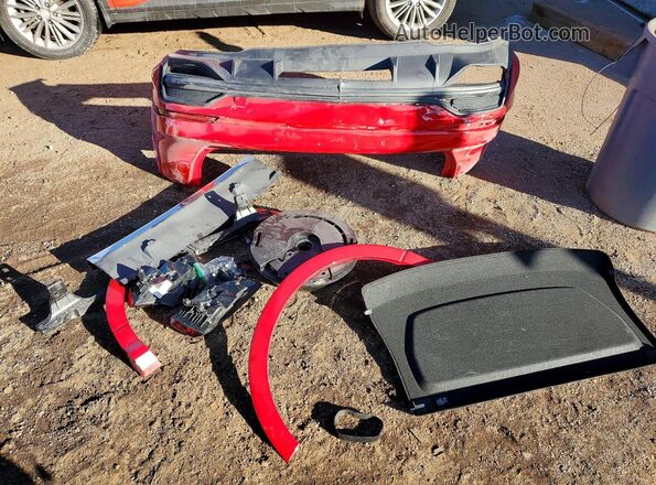 WA1EECF37P1032078 2023 AUDI Q3 Red Widok komory silnika
