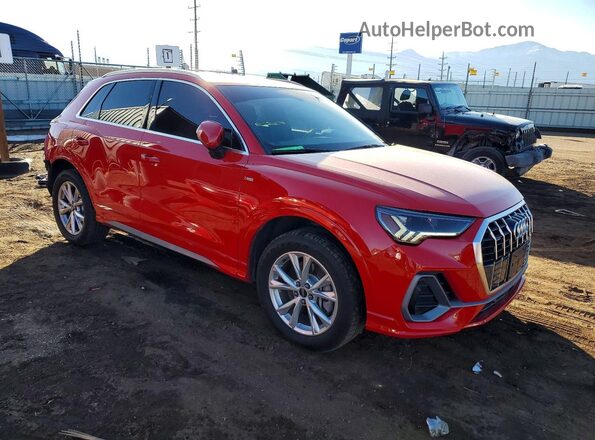 WA1EECF37P1032078 2023 AUDI Q3 Red Przód prawy
