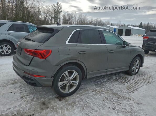 WA1EECF38M1007816 2021 AUDI Q3 Серый Задняя правая четверть
