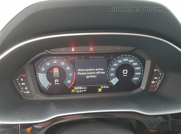 WA1EECF38M1007816 2021 AUDI Q3 Серый Вид щитка приборов