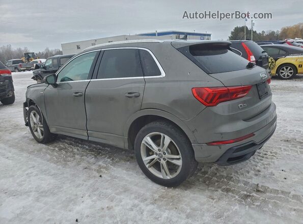 WA1EECF38M1007816 2021 AUDI Q3 Серый Задняя левая четверть