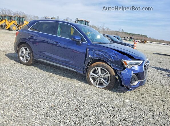 WA1EECF38N1056788 2022 AUDI Q3 Blue წინა მარჯვენა