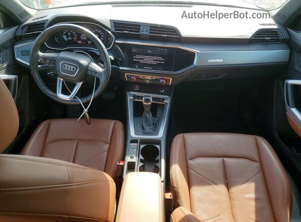 WA1EECF38N1056788 2022 AUDI Q3 Blue წინა პანელის ხედი