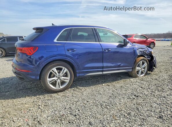 WA1EECF38N1056788 2022 AUDI Q3 Blue უკანა მარჯვენა