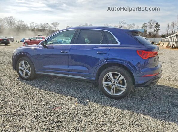 WA1EECF38N1056788 2022 AUDI Q3 Blue უკანა მარცხენა