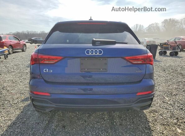 WA1EECF38N1056788 2022 AUDI Q3 Blue უკანა ხედი