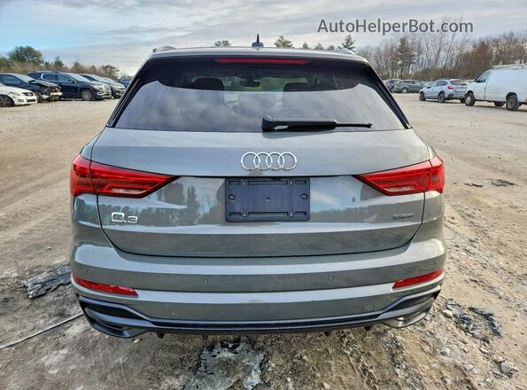 WA1EECF38N1112731 2022 AUDI Q3 Gray Widok z tyłu