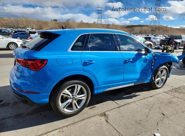 WA1EECF38P1019260 2023 AUDI Q3 Blue Rear right
