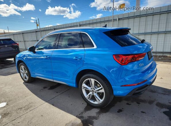 WA1EECF38P1019260 2023 AUDI Q3 Blue Rear left