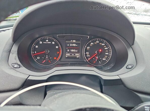 WA1EFCFS4GR019973 2016 AUDI Q3 Silver Սարքավորումների վահանակի տեսք
