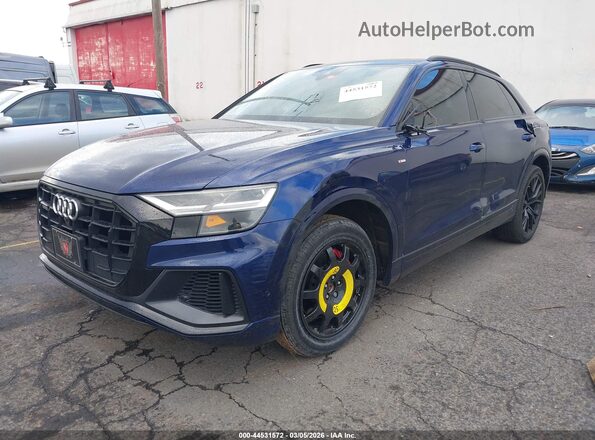 WA1EVAF11KD030532 2019 AUDI Q8 Blue Przód lewy