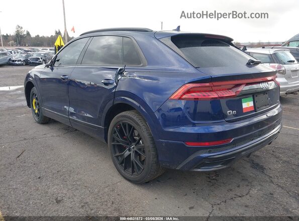 WA1EVAF11KD030532 2019 AUDI Q8 Blue Tył lewy