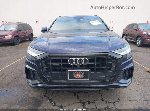 WA1EVAF11KD030532 2019 AUDI Q8 Blue Widok zestawu wskaźników