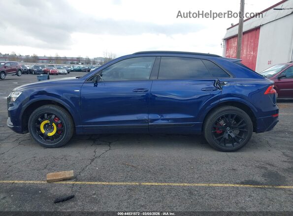 WA1EVAF11KD030532 2019 AUDI Q8 Blue Widok wnętrza 360 stopni