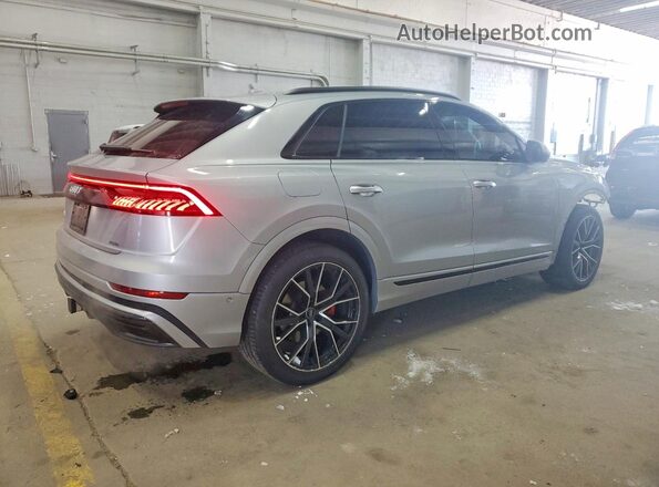 WA1EVAF11MD005844 2021 AUDI Q8 Silver Задня права чверть